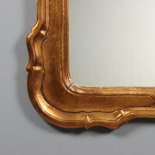 Gilded Wooden Mirror For Sale - Image 5 of 9