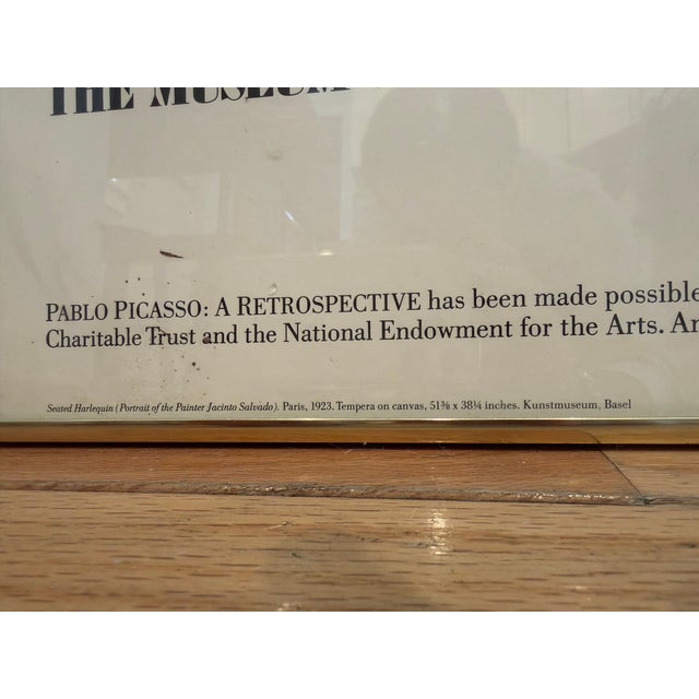 1980s 1980 Pablo Picasso Moma Exhibition Poster For Sale - Image 5 of 7