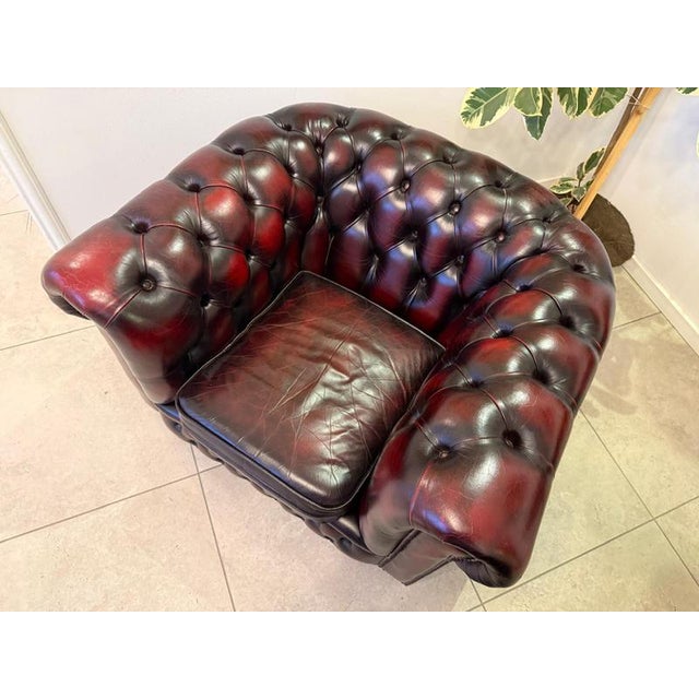 Chesterfield Sofa and Chairs, Set of 3 For Sale - Image 11 of 18