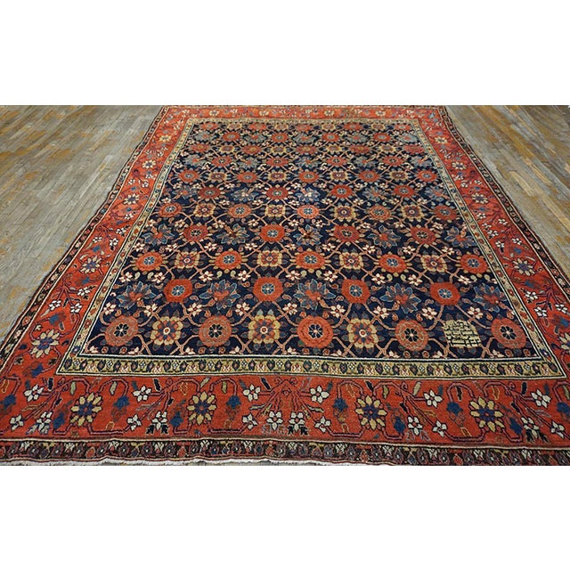 Early 19th Century N.W. Persian Carpet with Inscription Dated 1808 Size: 8' 4" x 10' 4" Antique N.W. Persian Room Size...