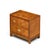 Hickory Manufacturing Mid Century Walnut and Brass Campaign Nightstand For Sale - Image 10 of 11