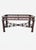Wood Vintage Chinese Chippendale Fretwork Mahogany Stained Regency Dining Table Base For Sale - Image 7 of 10