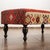 Mid-Century Modern Mid-Century Nomadic Kilim Footstool For Sale - Image 3 of 9