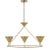 Paloma Contreras for Visual Comfort Signature Collection Orsay Large Ring Chandelier in Hand-Rubbed Antique Brass For Sale