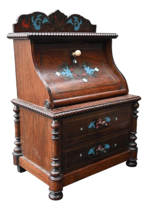 Antique Miniature Secretaire, 1870s