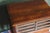 Brown Antique Spool Cabinet With Glass Drawers From the Late 1800s For Sale - Image 8 of 14