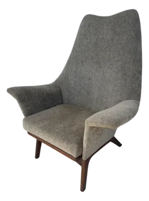 Adrian Pearsall Wingback Lounge Chair Model 1611-C