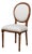 Louis XVI Dining Chairs with Oval Backs in Walnut, Sets of 2 For Sale