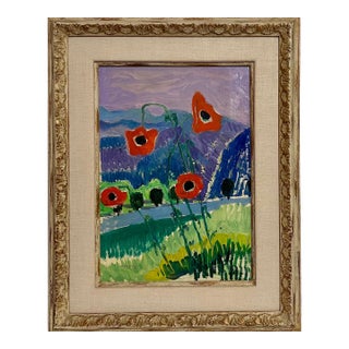 Frederick B. Serger, French Fauvist Post Impressionist Oil Painting Frederick Serger Ecole De Paris For Sale