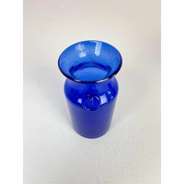 Collection of Five Blue Vases by Erik Hoglund, Sweden, 1960s, Set of 5 For Sale - Image 15 of 18