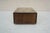 Mid 20th Century Etched Silverplate Art Deco Mahogany Sliding Cigarette Keepsake Box 5" For Sale - Image 11 of 14