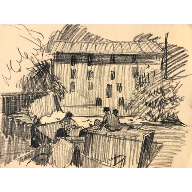 American 1950s Norman Kent Mill With Art Students For Sale - Image 3 of 3