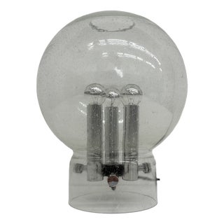 Glass Table Lamp from Limburg Glashütte, 1970s For Sale