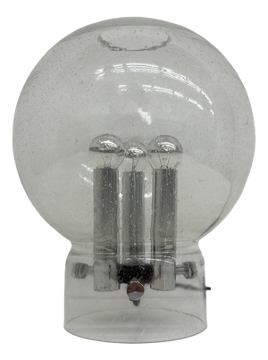 Glass Table Lamp from Limburg Glashütte, 1970s