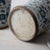 Pair of Chinese Blue and White Glazed Jars With Foo Dog Lid Finials For Sale - Image 9 of 14