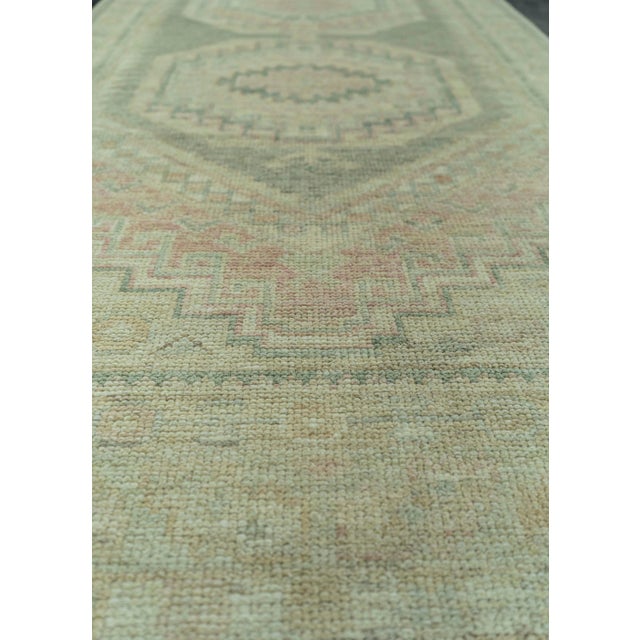 Turkish Oushak Rug 3'1" x 12'6" #19261 Explore a curated collection of hallway runners, wool rugs, and handmade...