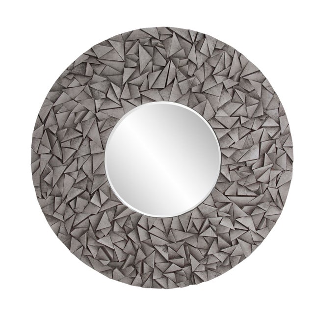 Kenneth Ludwig Chicago Pablo Round Mirror For Sale - Image 4 of 9