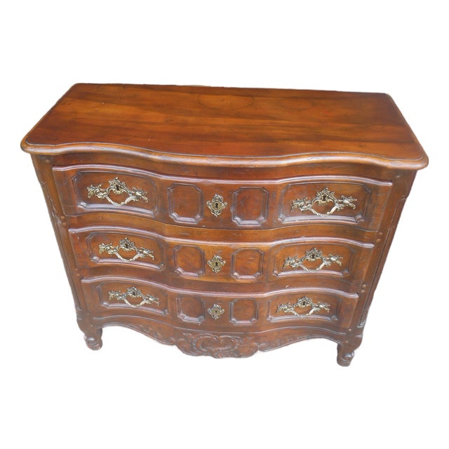 Baker Furniture French Provincial Louis XV Style Bachelor Chest of Drawers For Sale