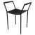 Italian Modern Savonarola Chair in Black Metal attributed to Maurizio Peregalli for Zeus, 1990s For Sale - Image 13 of 13