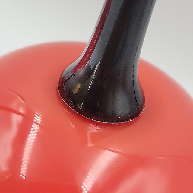 Richard "Dick" Huss Art Glass Large Handblown Cherry Sculptures Set of 2 For Sale - Image 12 of 17