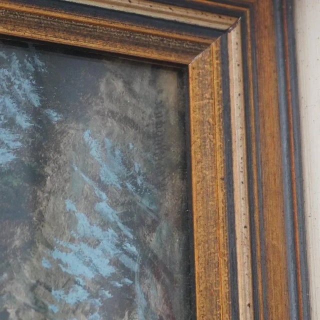 Franz Kortejohann, Birkenallee, 1890s, Chalk & Gouache, Framed For Sale - Image 6 of 9