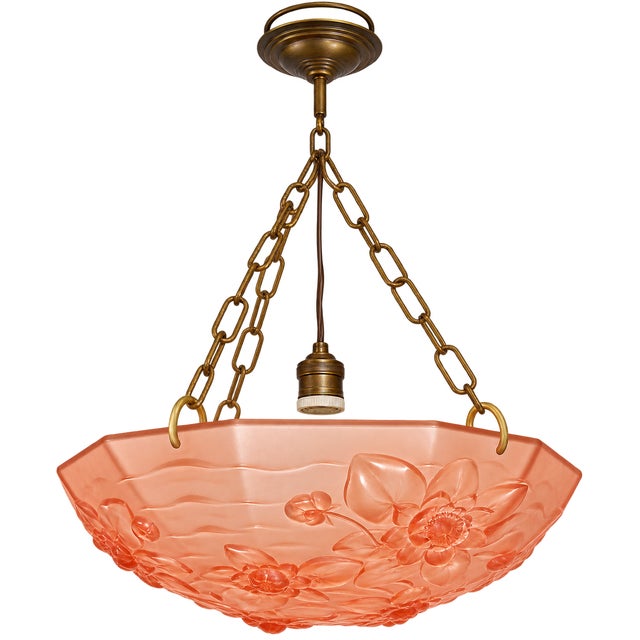 Art Deco Pendant Lamp from Ampla, France, 1930s For Sale - Image 13 of 13