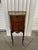 French Louis XV Style 3-Drawer Bedside / End Table With a Marble Top and Gallery Tray, 19th Century