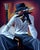 The Performer Within Contemporary Oil Painting For Sale