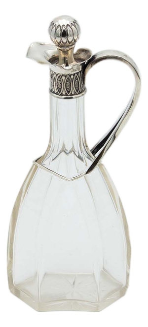 Glass Liqueur Bottle with Lid
