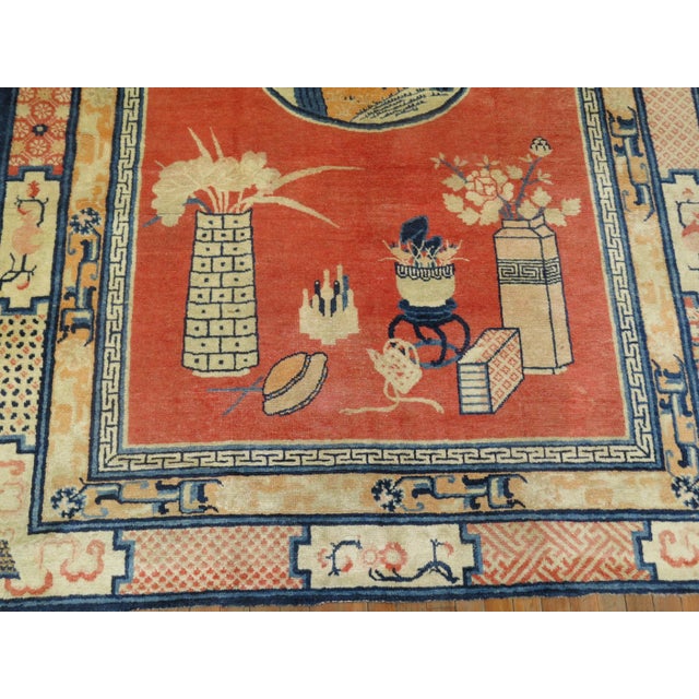 Early 20th Century Zabihi Collection Tibetan Pictorial Rug - 5'11" x 9'3" For Sale - Image 9 of 9