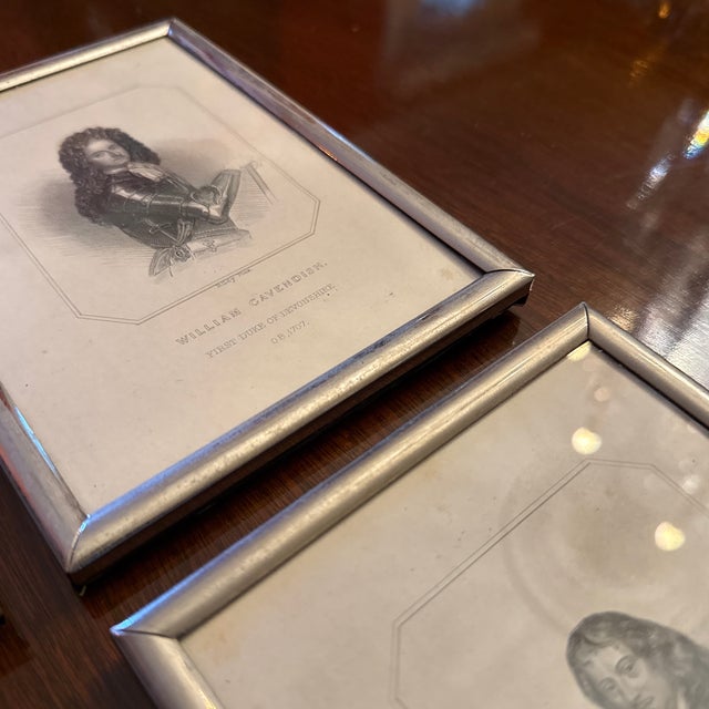 Late 18th Century Noblemen Engravings Reproduction Prints - Set of 4 For Sale - Image 6 of 7