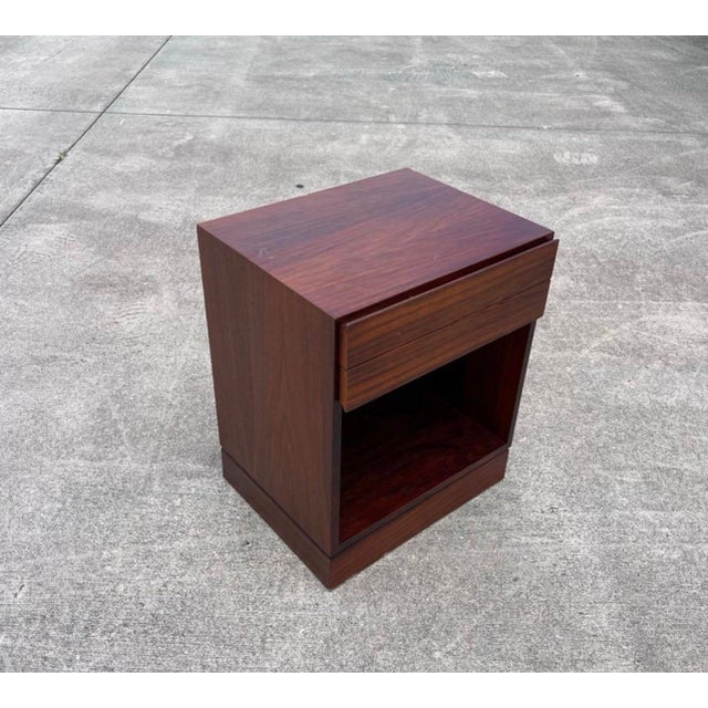 Rosewood Nightstand by Arne Wahl Iverson for Vinde Mobelfabrik For Sale In West Palm - Image 6 of 11