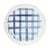 2020s Coastal Tie-Dye Design Ceramic Plate (Set of 4) For Sale - Image 5 of 5
