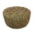 Textile Round Ottoman 33-In Dia, Newly Upholstered in Designer Leopard Print Chenille For Sale - Image 7 of 7