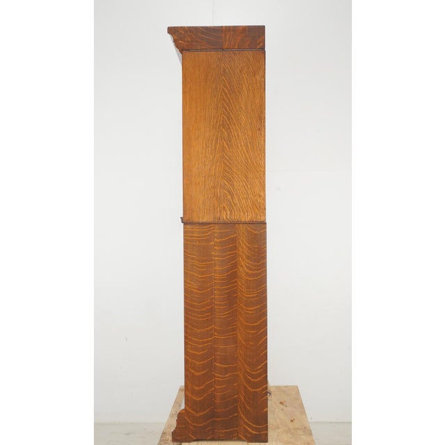 Mid 20th Century Antique Oak Danner Barrister Bookcase For Sale - Image 5 of 8