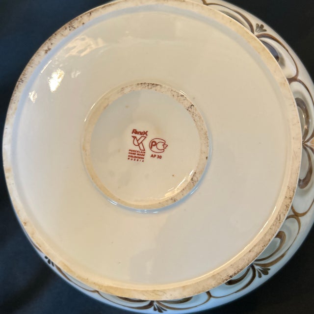 1950s Goat Handle Soup Tureen For Sale - Image 10 of 12