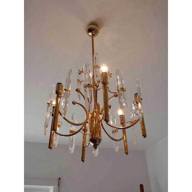 Chandelier with Six Lights from Sciolari, 1970 For Sale - Image 3 of 6