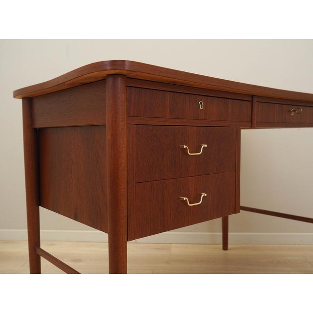Danish Teak Desk, 1960s For Sale - Image 9 of 15
