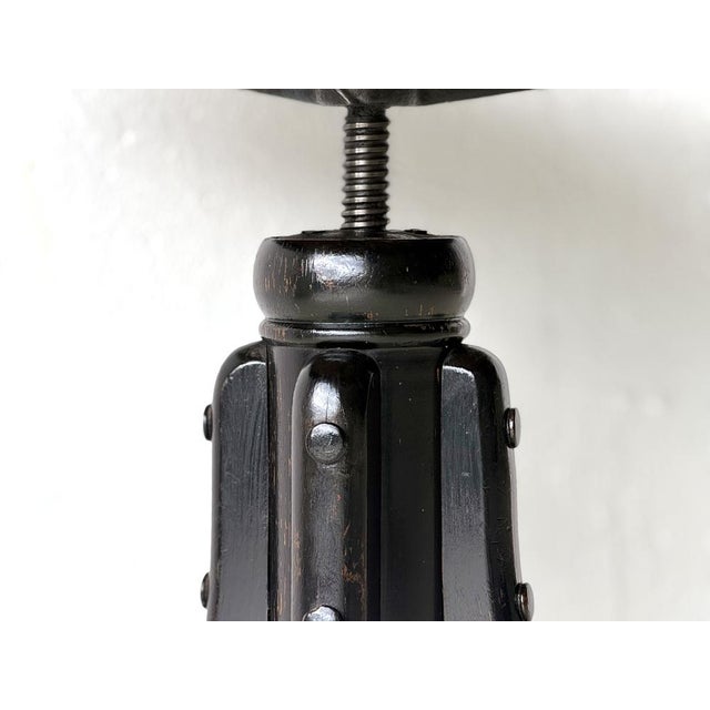 Bentwood Swivel Stool from Fischel, 1930s For Sale - Image 6 of 18