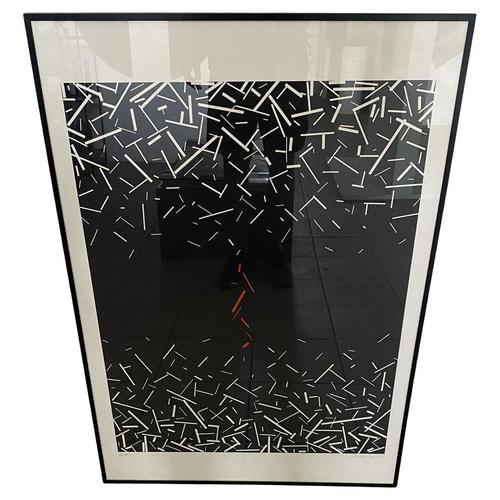 Bonetti, Postmodern Abstract Composition, 1980, Multiple Print on Paper For Sale - Image 10 of 10