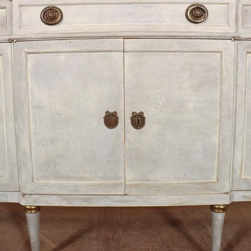 Stone French Marble Top Sideboard, 1890s For Sale - Image 7 of 13