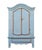 19th Century Swedish Painted Cupboard on Stand, 1860s For Sale - Image 4 of 8