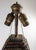 Early 20th Century American Folk Art Tramp Art Polychrome Table Lamp For Sale - Image 12 of 13