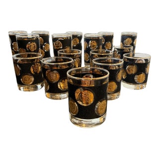1950s Libbey Bar Glasses - Set of 16 For Sale