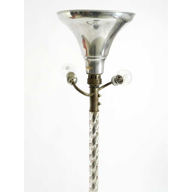 1960s Murano Glass Floor Lamp, 1960 For Sale - Image 5 of 17
