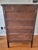 Wood Antique Quarter-Sawn Tiger Oak Tall Chest / Highboy, C. 1905–1915, Five Drawer Dresser For Sale - Image 7 of 9