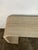 1990s Faux Travertine Scroll Console Table For Sale In Los Angeles - Image 6 of 12