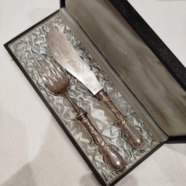 Silver Cutlery Set, 1800s, Set of 2 For Sale - Image 18 of 18