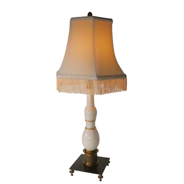 Stiffel Pair of Stiffel Lenox China Table Lamps C 1970/80's For Sale - Image 4 of 12