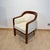 Mid 19th Century Biedermeier Bergege Chair in Walnut & Creme Velvet, Austria, 1840s For Sale - Image 5 of 18